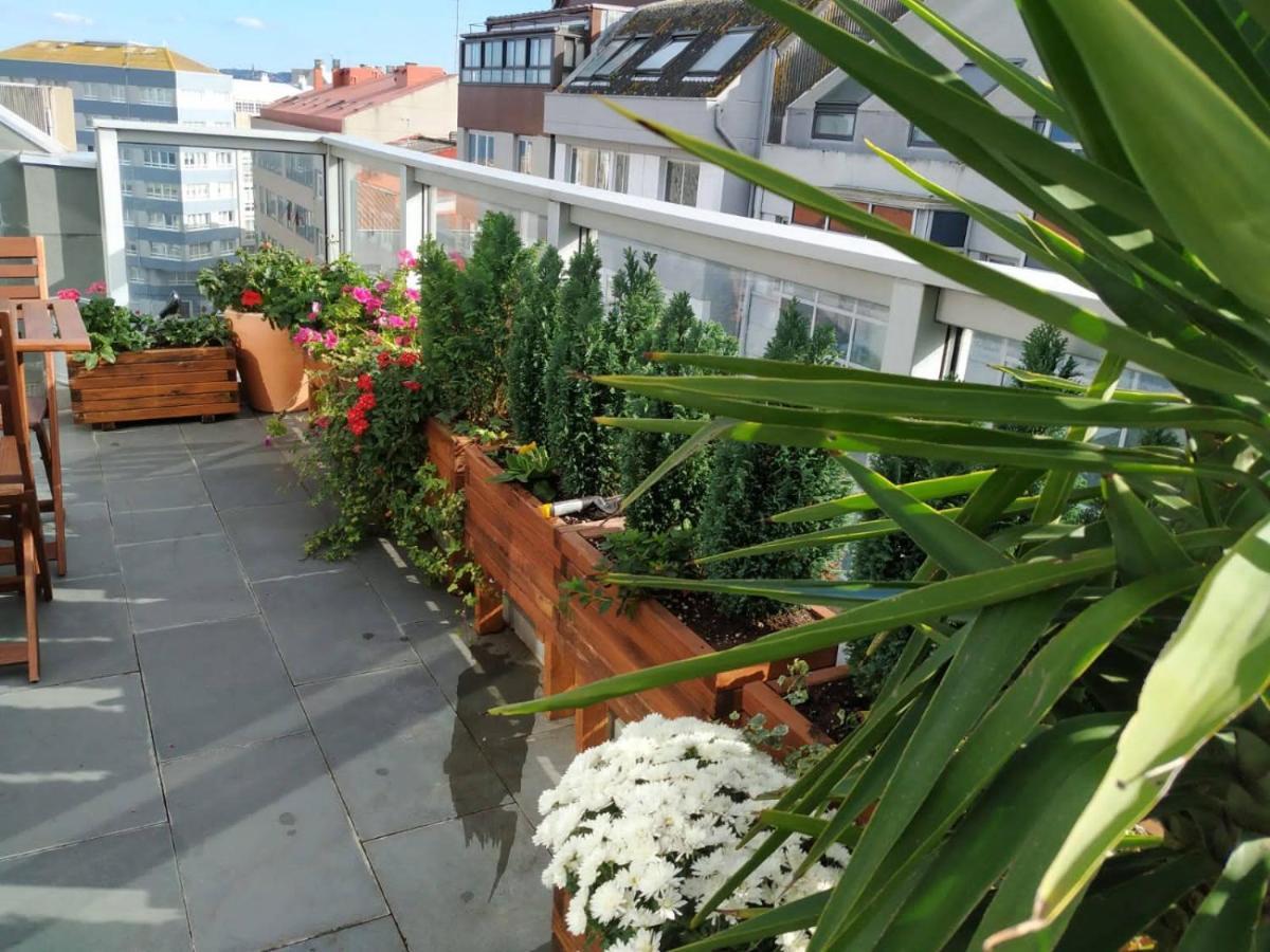 Penthouse With Terrace And Views Near Oza'S Beach Appartement A Coruña Buitenkant foto